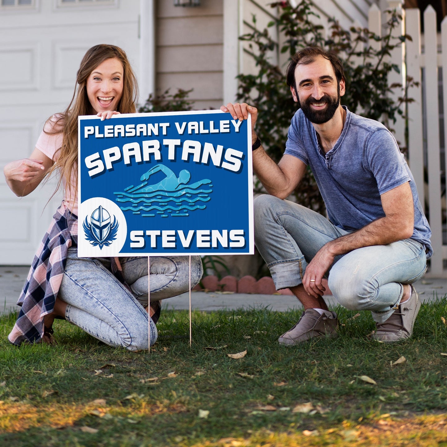 Swim Team 18"x24" Custom Yard Signs