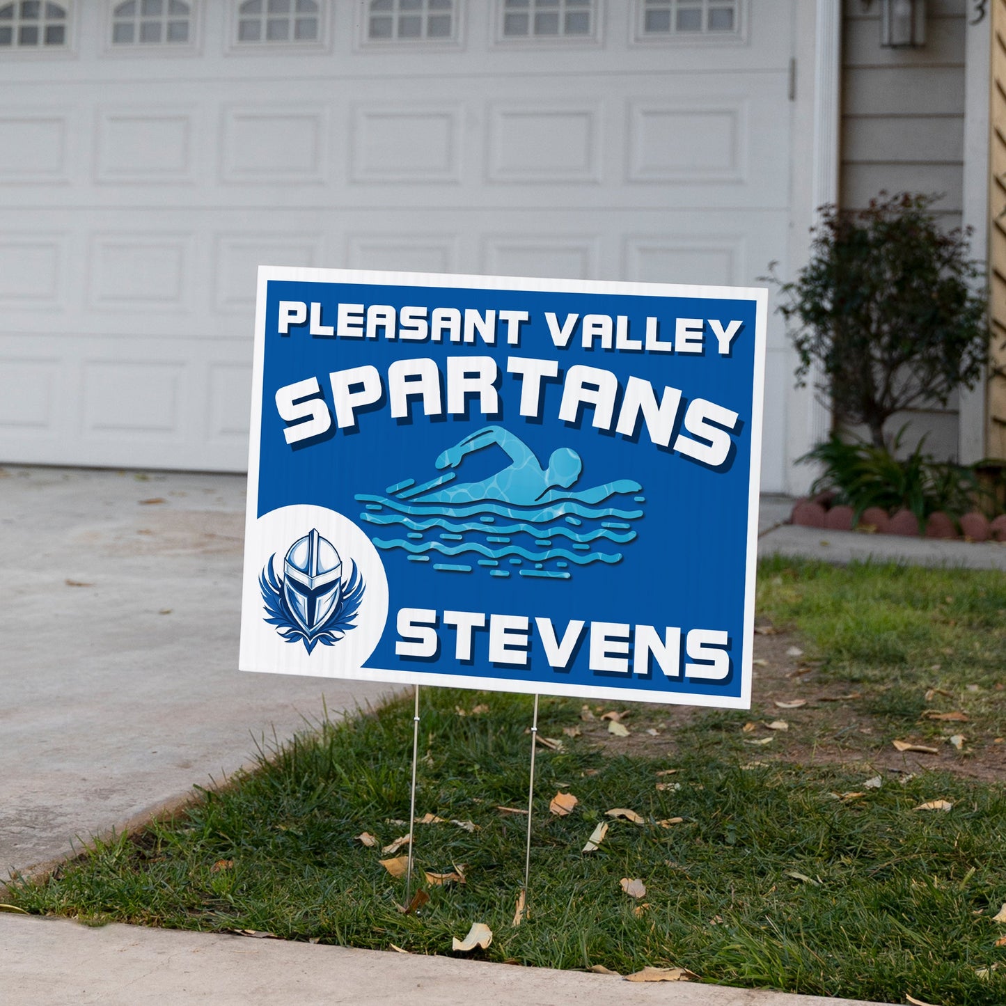 Swim Team 18"x24" Custom Yard Signs