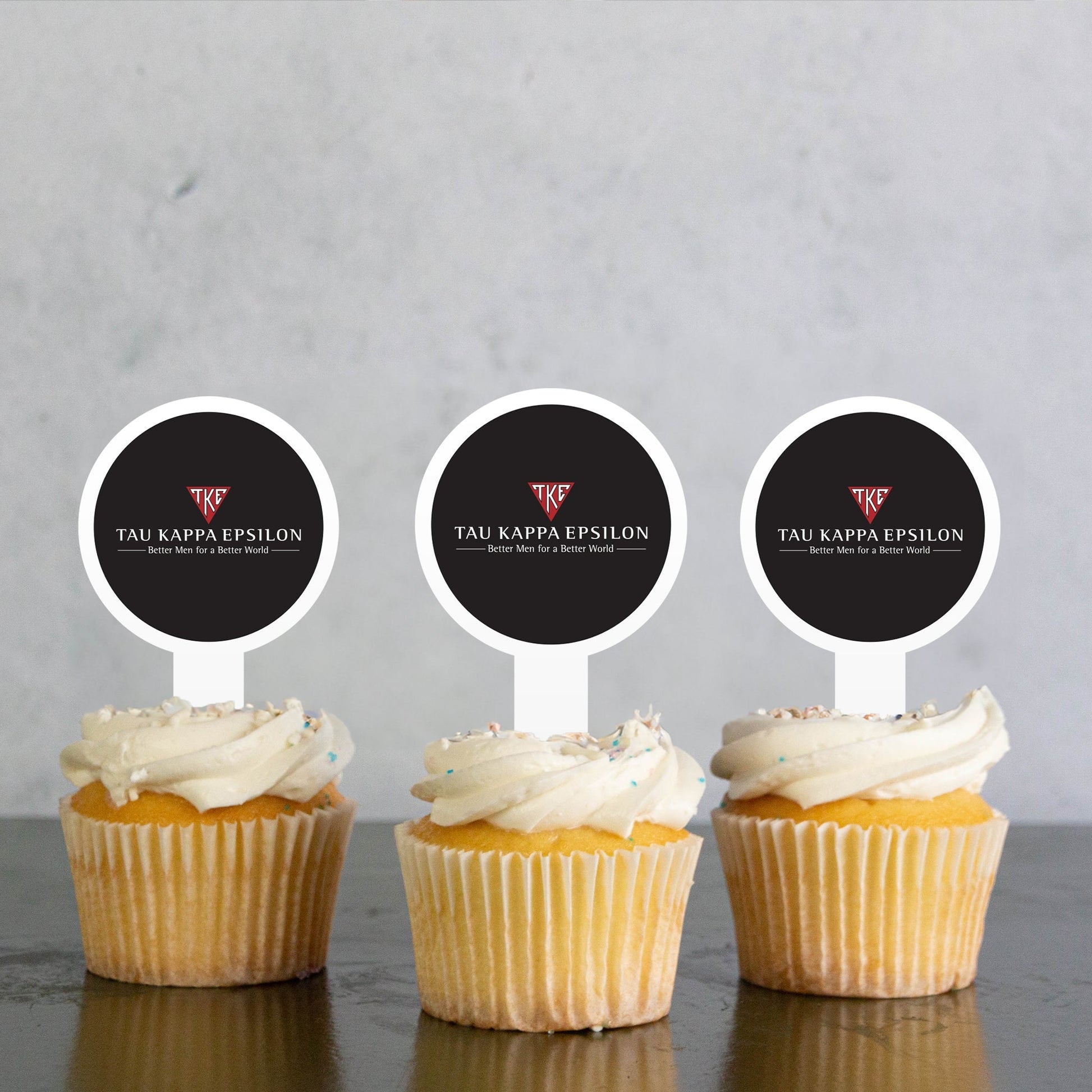 Tau Kappa Epsilon Cupcake Toppers