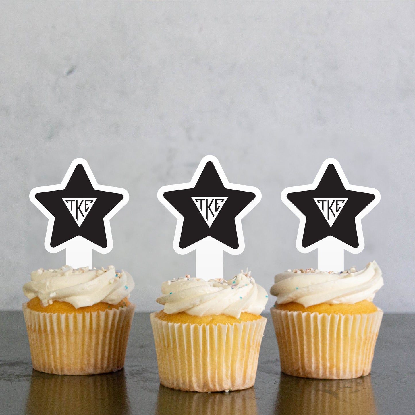 Tau Kappa Epsilon Cupcake Toppers