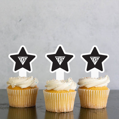 Tau Kappa Epsilon Cupcake Toppers