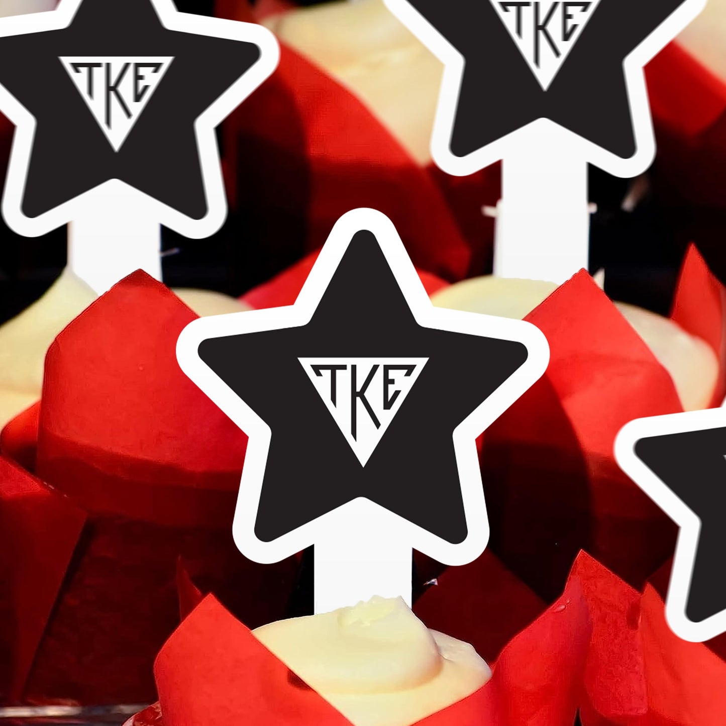 Tau Kappa Epsilon Cupcake Toppers