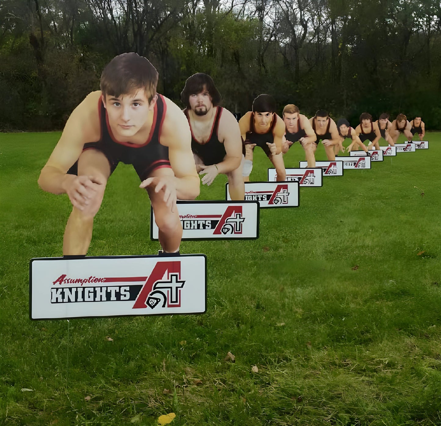 Team Pedestal Yard Signs