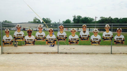 Team Player Photo Plastic Cutouts