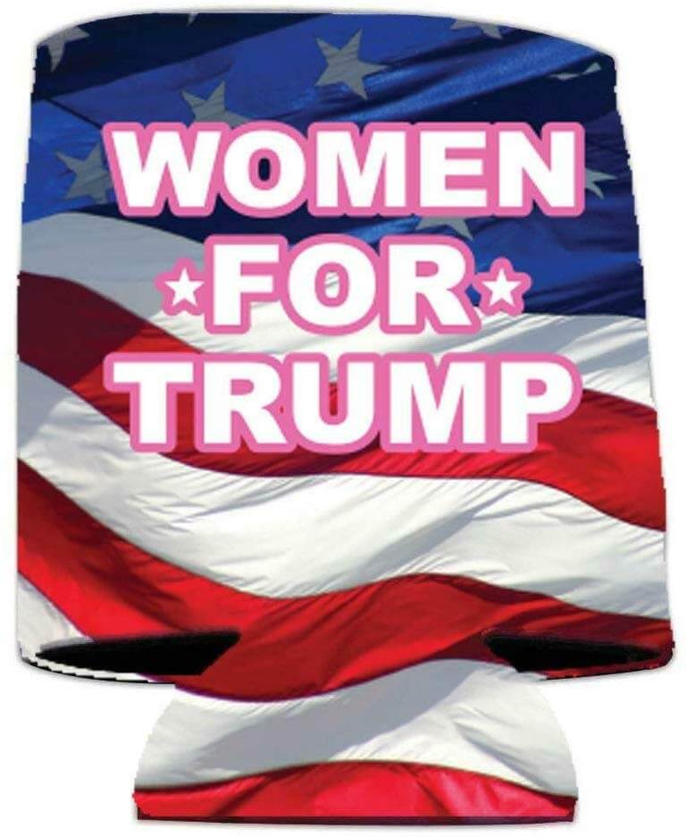 Women for Trump 2020 Gift Pack - Yard Sign, Decal & Can Cooler