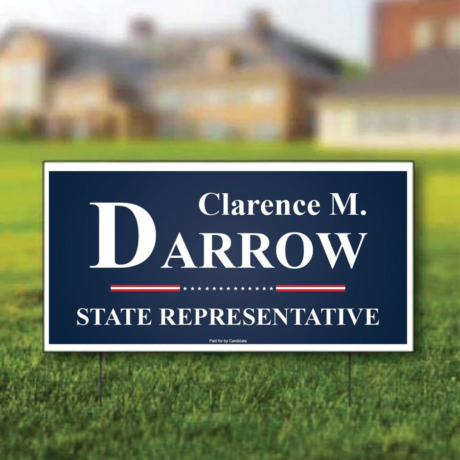 Custom Political Campaign Yard Signs | Cheap & Fast – VictoryStore.com