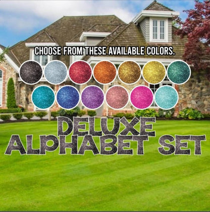 18" KG The Last Time Sparkle Deluxe Alphabet Set - 130 pcs