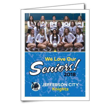 18" x 24" Giant Senior Team Photo Card