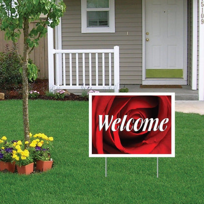 18"x24" Welcome Wedding Yard Sign