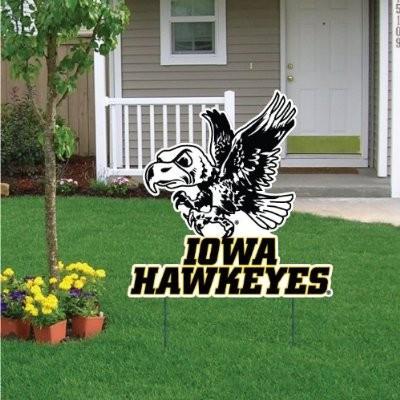 24" x 24" University of Iowa Traditional Herky Yard Sign