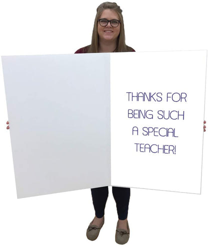 2'x 3' Giant Teacher Thank You Card