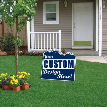 2'x2' Custom State Shaped Yard Signs