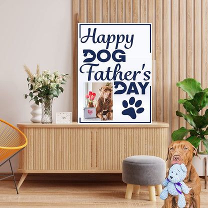 3' Custom Happy Dog Dad Father's Day Card