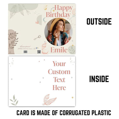 36" Jumbo Custom BOHO Birthday Card