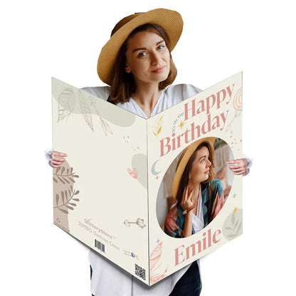 36" Jumbo Custom BOHO Birthday Card