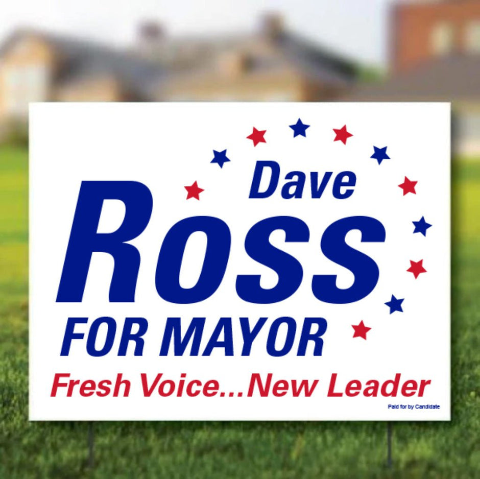 Custom Political Campaign Yard Signs | Cheap & Fast – VictoryStore.com