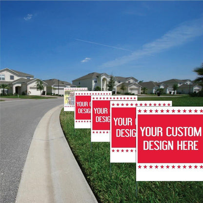 Burma Shave Yard Sign Sets - 5 sets of 5 signs