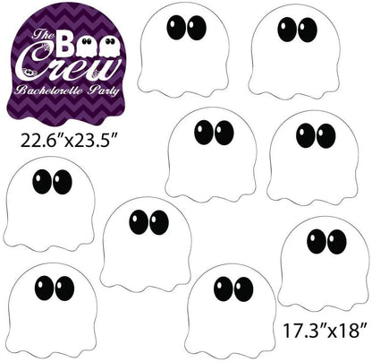 boo crew yard decoration