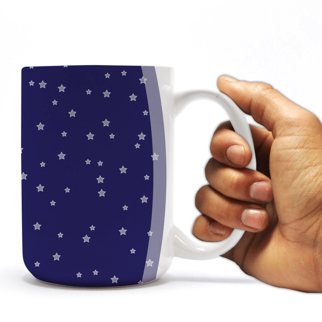 Promposal 15oz Coffee Mug - Moon and Stars "Prom?"