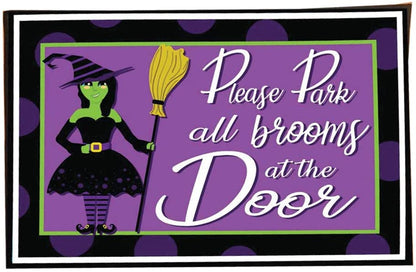 halloween witch doormat