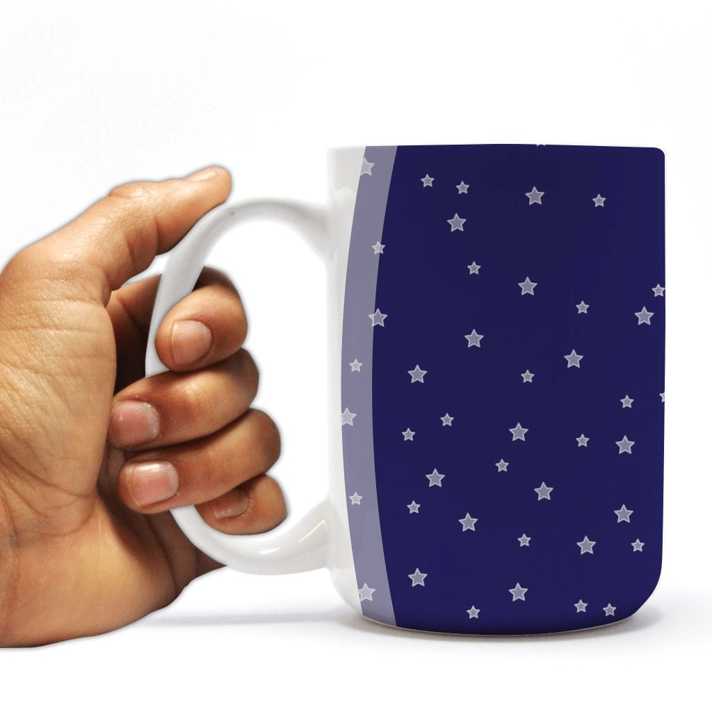 Promposal 15oz Coffee Mug - Moon and Stars "Prom?"