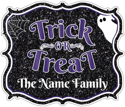 trick or treat custom yard sign