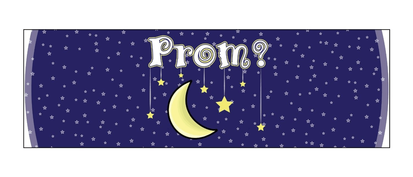 Promposal 15oz Coffee Mug - Moon and Stars "Prom?"