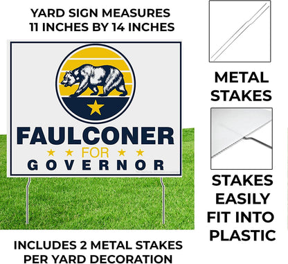 falconer yard sign