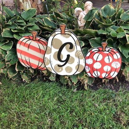 custom pumpkin yard sign