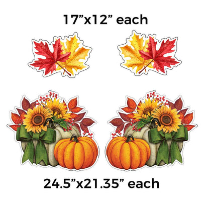 Autumn themed yard card accessories