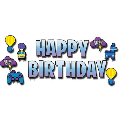 Battle Royal Themed Happy Birthday Yard Greeting FREE SHIPPING