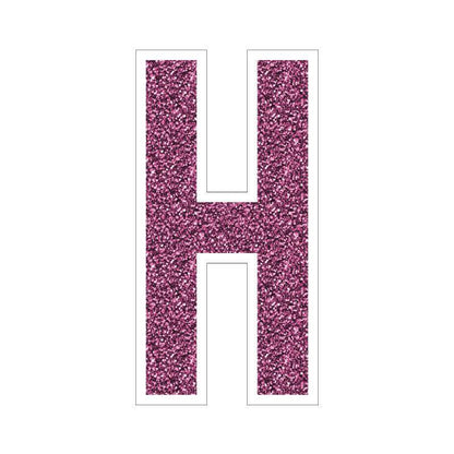 pink glitter common letter yard signs