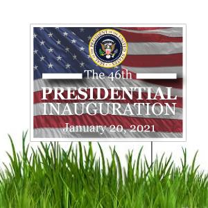 Biden Harris 46th Presidential Inauguration Banner & Yard Sign Set