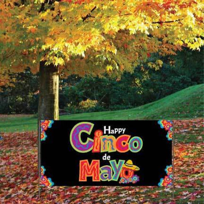 Cinco De Mayo Waterproof Vinyl Banner