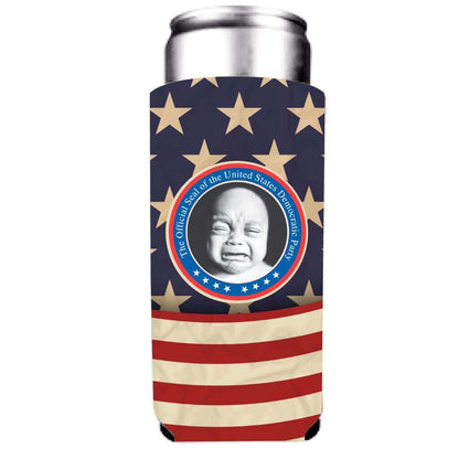 Crybaby Seal Republican Coffee Mug & Can Cooler Gift Pack