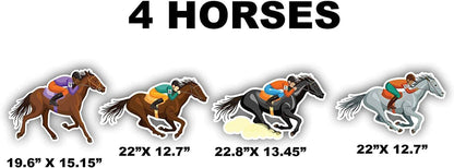 Race horse yard card flair