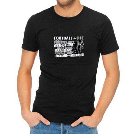 Football t shop shirt quotes