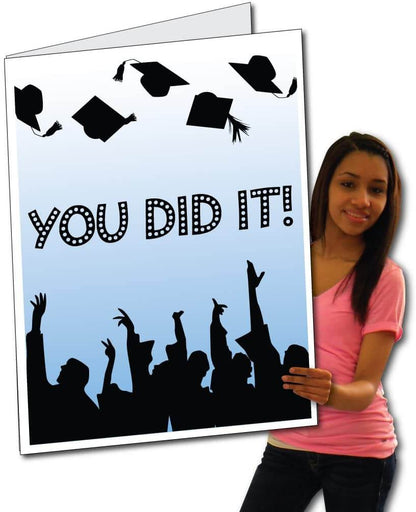 3' Giant Graduation Cap Toss Card