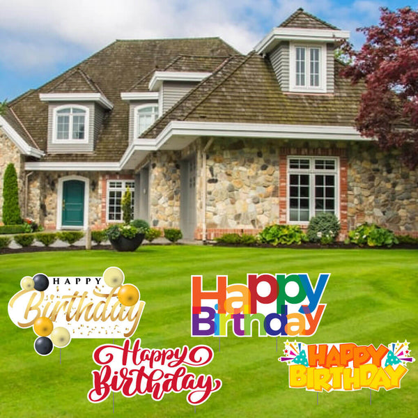Happy Birthday Flash Signs | Yard Cards | VictoryStore – VictoryStore.com