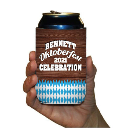 custom oktober fest can cooler