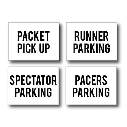 Marathon Race Yard Sign Package