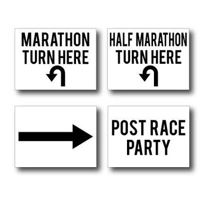 Marathon Race Yard Sign Package