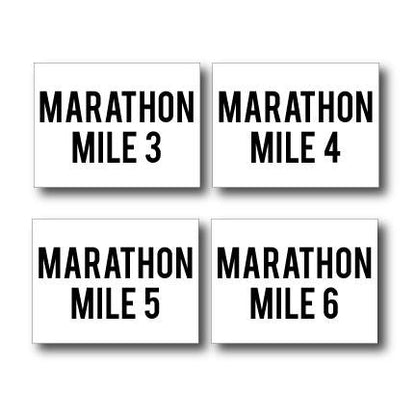 Marathon Race Yard Sign Package