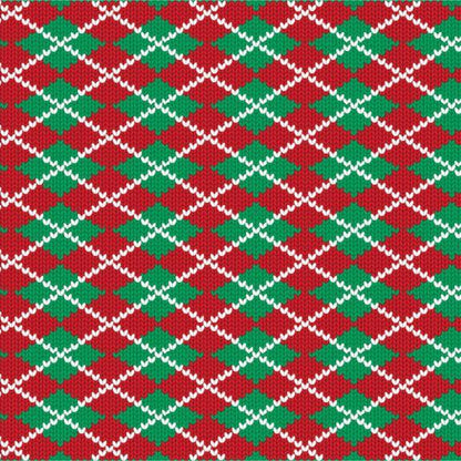 Argyle pattern for Christmas banners