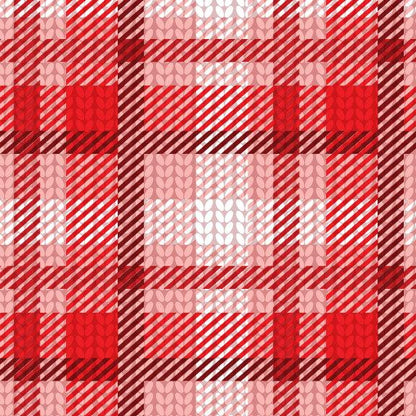 plaid pattern for 10' Merry Christmas Banner