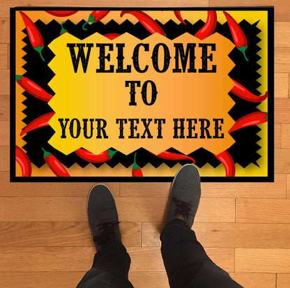 Mexican Restaurant Custom Doormat