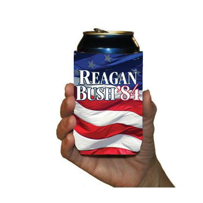 reagan bush 1984 standard koozie