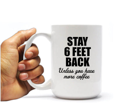 Social Distancing Funny Coffee Mug