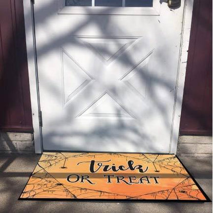 Halloween Trick or Treat Doormat