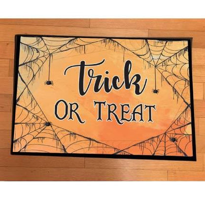 Halloween Trick or Treat Doormat